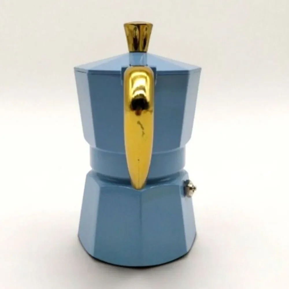 Bialetti Bridgerton Blue Moka Pot Italian Coffee Maker Stovetop Espresso Maker